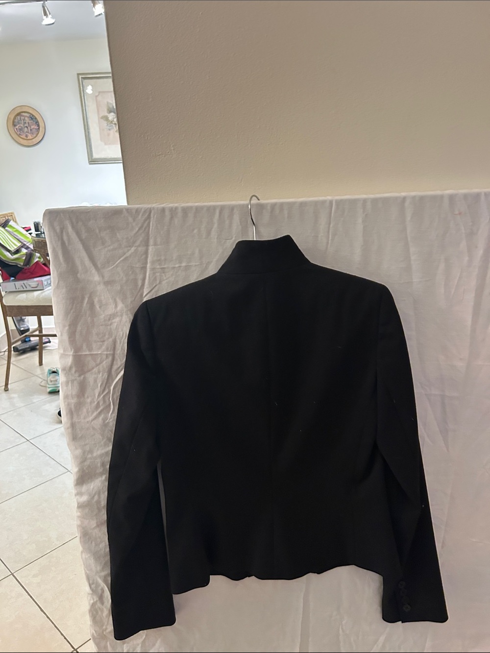 Lauren Ralph Lauren Black Stand-Collar Blazer - Picture 3 of 3